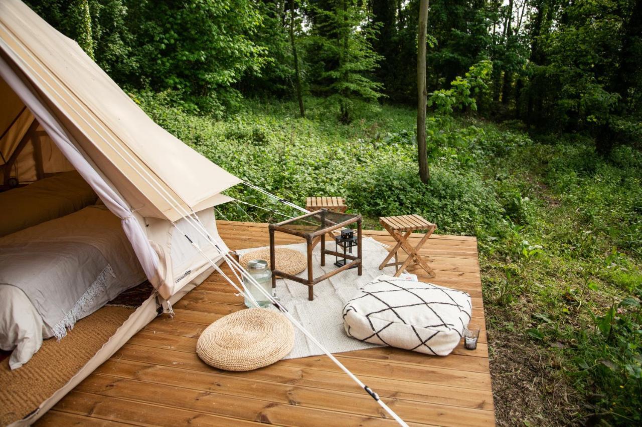 Domaine De Cherimont - Logement Insolite En Groupe Andenne Bagian luar foto